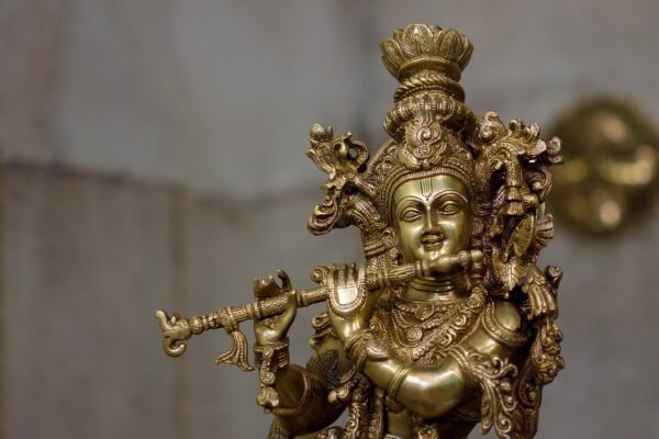 Krishna idol.
