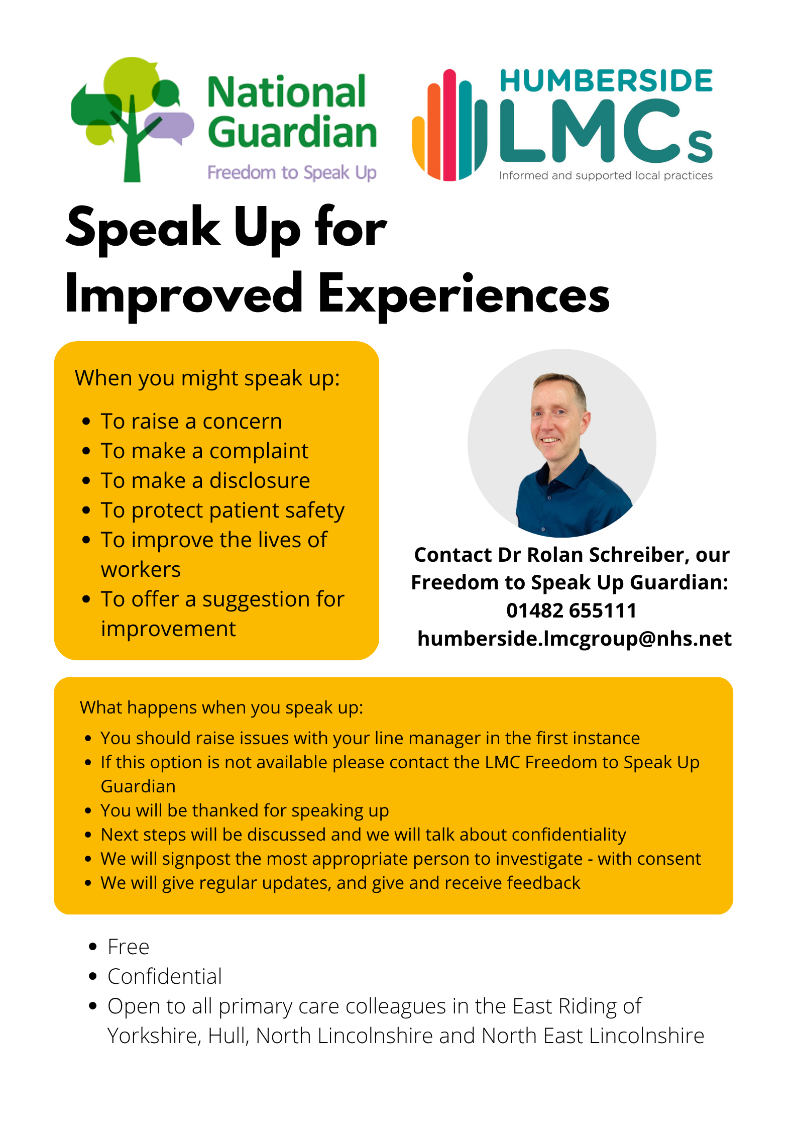 Freedom to Speak Up 2026 version A4 Poster